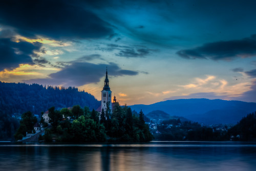 Lake Bled Sunset