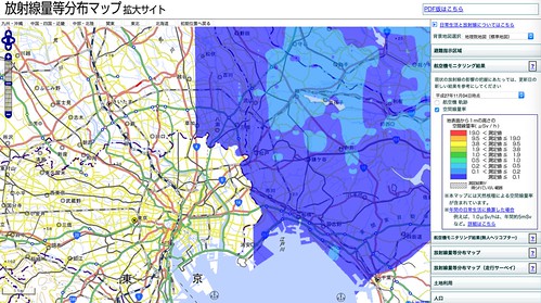 リンク先のマップを見ましたが、東京都だけ...