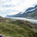 Hiking above Lamplugh Glacier, Glacier Bay National Park, Alaska