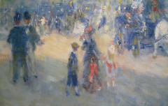 Renoir, The Grands Boulevards (detail), 1875