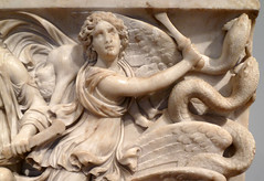 Medea Sarcophagus, Medea carrying dead child