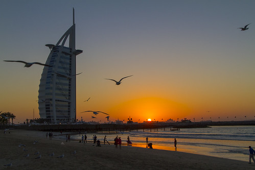 Burj al Arab - sunset