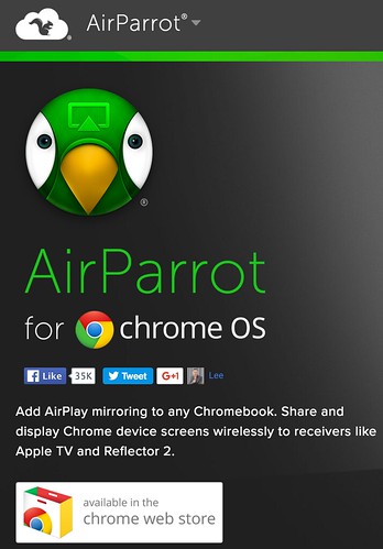 AirParrot for Chrome OS by Wesley Fryer, on Flickr