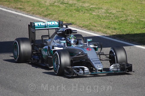 Nico Rosberg in Formula One Winter Testing 2016