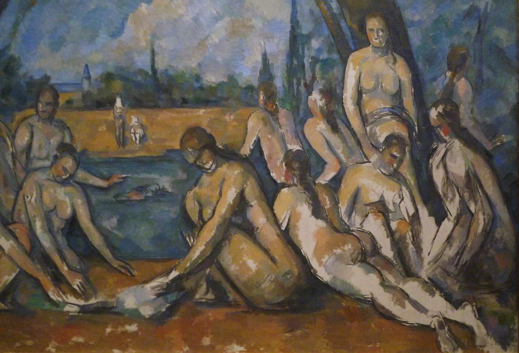 Cézanne, The Large Bathers (detail), 1906