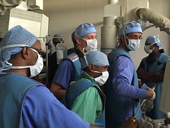 Focused teaching and review of a heart valve procedure in Ethiopia • <a style="font-size:0.8em;" href="http://www.flickr.com/photos/109076046@N08/25689196631/" target="_blank">View on Flickr</a>