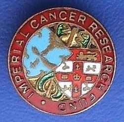 Imperial Cancer Research Fund - fund-raising badge (c.1960)