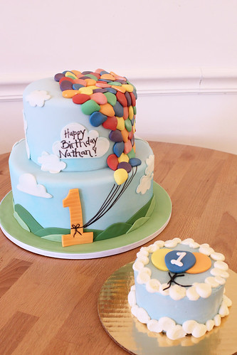 UP 1st Birthday Cake and Smash Cake