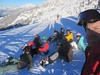 Freeride snowboard Session
