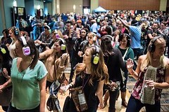 Silent Storm powers The World Beer Fest silent disco once again in 2016 featuring DJ V