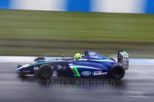 James Pull in British Formula Four during the BTCC Donington Weekend: 16th April 2016