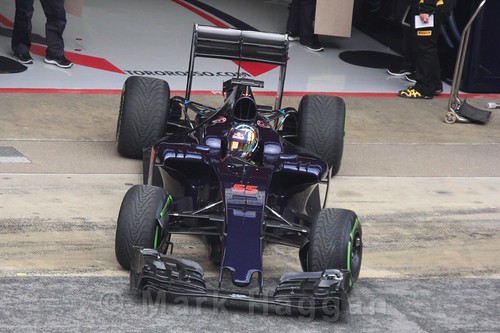 Carlos Sainz Jr in the Toro Rosso during Formula One Winter Testing 2016