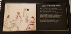 Ladies cooling room inside the Fordyce Bathhouse