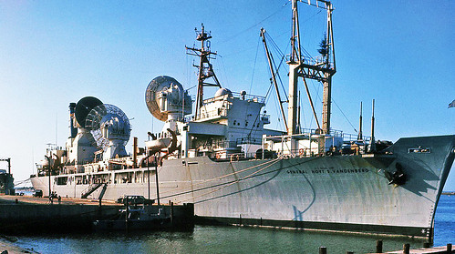 USNS GENERAL HOYT S MSC Naval Ship VANDENBERG AGM 10 USN Navy Photo Print 
