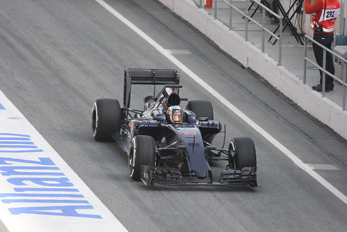 Carlos Sainz Jr in Formula One Winter Testing 2016