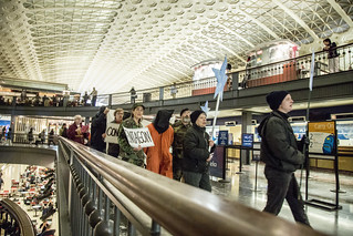 Witness Against Torture at Union Station Food Court