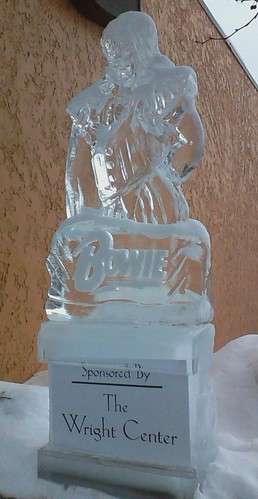 bowie ice sculpture 1