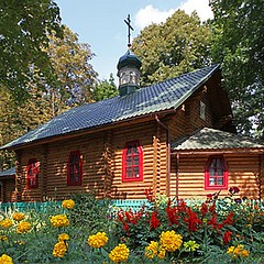 Храм прп.Агапита Печерского (в Пушкинском парке)
