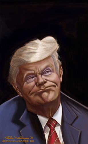 From flickr.com: Donald Trump - Digital Painting, From Images