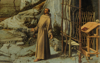Bellini, Saint Francis in the Desert, detail