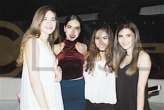 DSC_6356.- Ingrid Arenas, Nora Salinas, Daniela Estrada y Alexa Estrada.