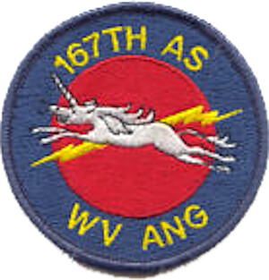 167th FS West Virginia ANG Badge