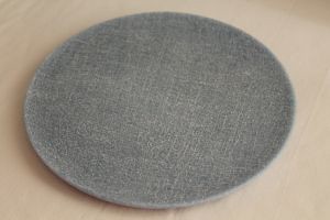 ROUND GREY PLATE – MADE OF WAX