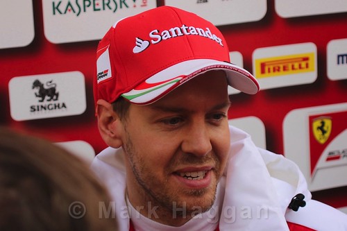 Sebastian Vettel during Formula One Winter Testing 2016