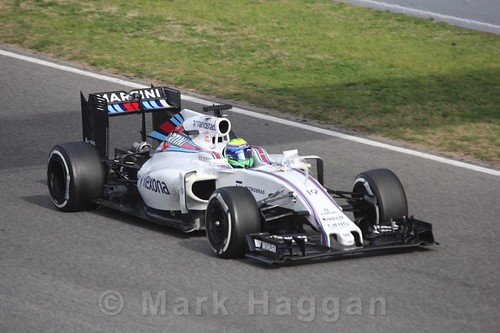 Felipe Massa's Williams in Formula One Winter Testing 2016