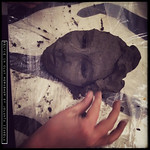 Selfie in clay workshop by jolanta izabela