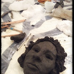 Selfie in clay workshop by jolanta izabela