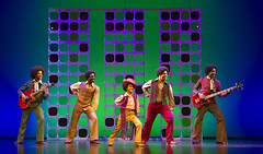 'Motown' Musical performed at the Shaftsbury Theatre, London, UK