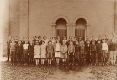 Schoolchildren in Class Photo