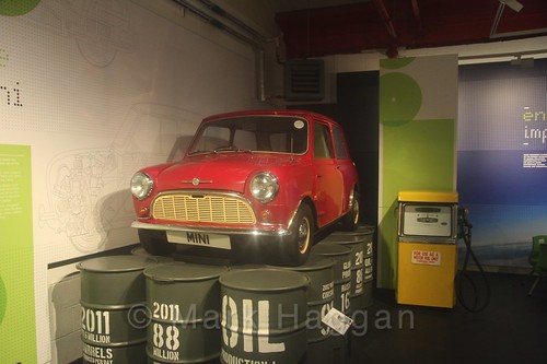 A mini at Coventry Transport Museum