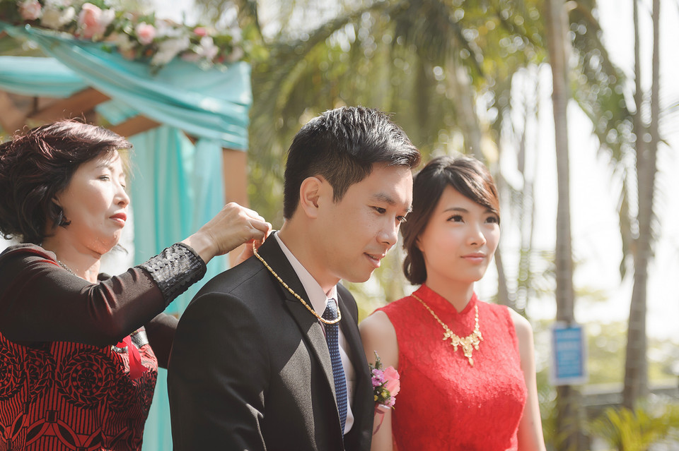 婚禮攝影-台南商務會館戶外證婚儀式-035