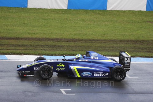 Max Fewtrell in British Formula Four during the BTCC Donington Weekend: 16th April 2016