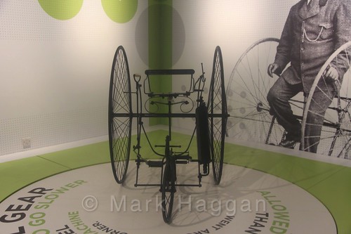 A bicycle at Coventry Transport Museum