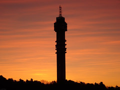 Sunrise Tower (early morning silhouette)