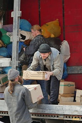 The unloading of humanitarian aid from Vinnytsia / Разгрузка гум. помощи из Винницы (6)