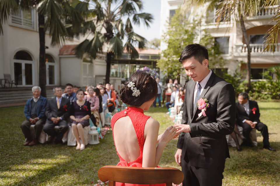 婚禮攝影-台南商務會館戶外證婚儀式-032