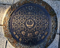 Arashiyama manhole cover