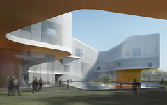Проект музея искусства и библиотеки для Шэньчжэня от Steven Holl Architects