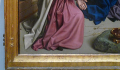 Van der Goes, The Adoration of the Kings (Monforte Altar), detail