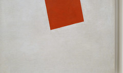 Malevich, Painterly Realism of a Boy with a Knapsack - Color Masses in the Fourth Dimension (detail)