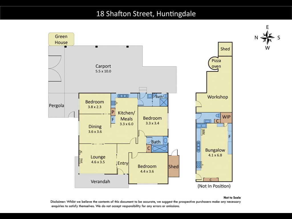 18 Shafton Street, Huntingdale VIC 3166 floorplan