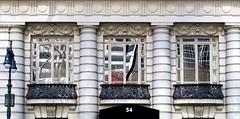 Window Gallery: The Republican Club (1901), now an office building, 54 West 40th Street, Manhattan