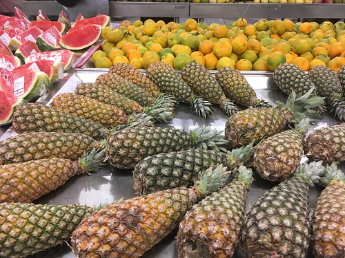 Comme au Mexique, on trouve beaucoup de fruits locaux ici
