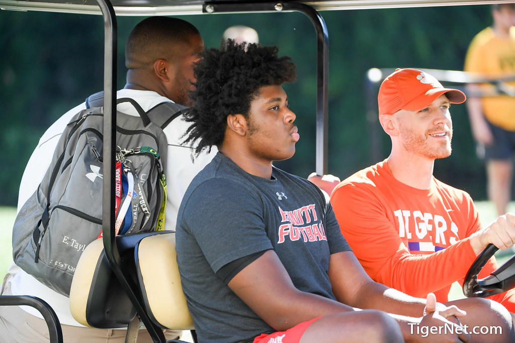 Clemson Recruiting Photo of erictaylor and Dabo Swinney Camp