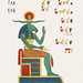Kneph illustration from Pantheon Egyptien (1823-1825) by Leon Jean Joseph Dubois (1780-1846). Digitally enhanced by rawpixel.