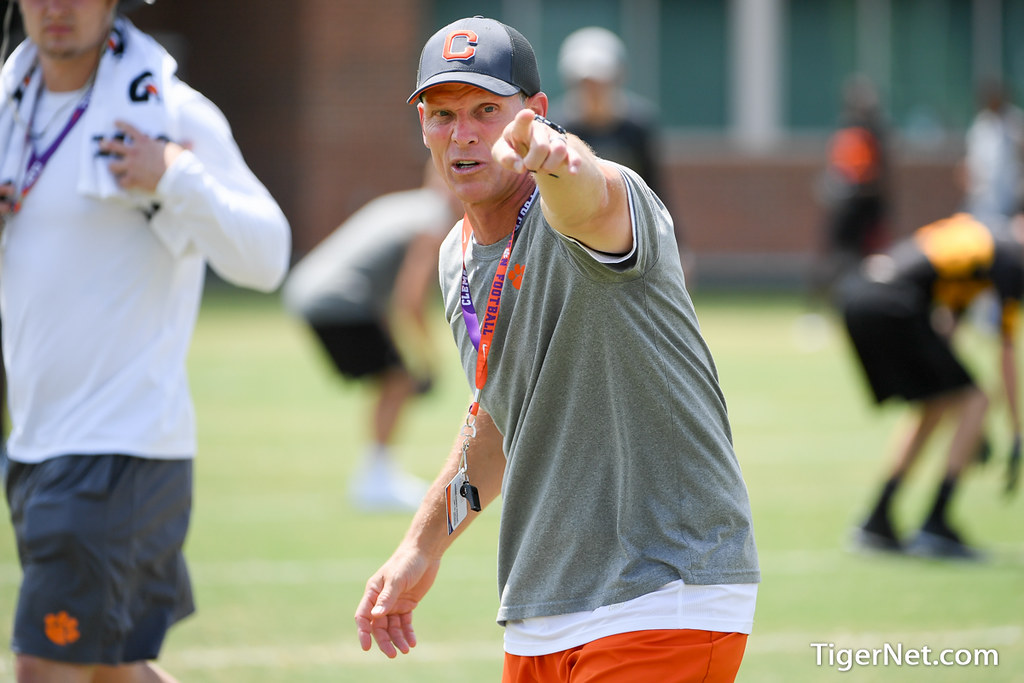 Clemson Recruiting Photo of Brent Venables and Dabo Swinney Camp